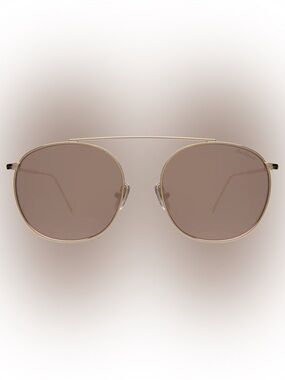 Illesteva Mykonos II Gold Frame Metallic Lens Sunglasses